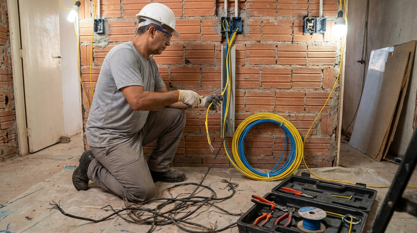 Adequação de Fiação em Santa Maria‑RS