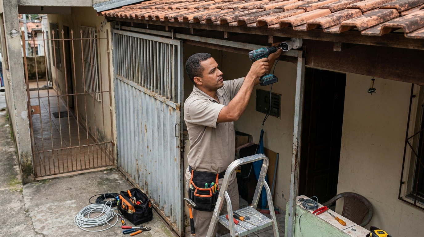 Instalação de Câmera Residencial em Santa Maria‑RS