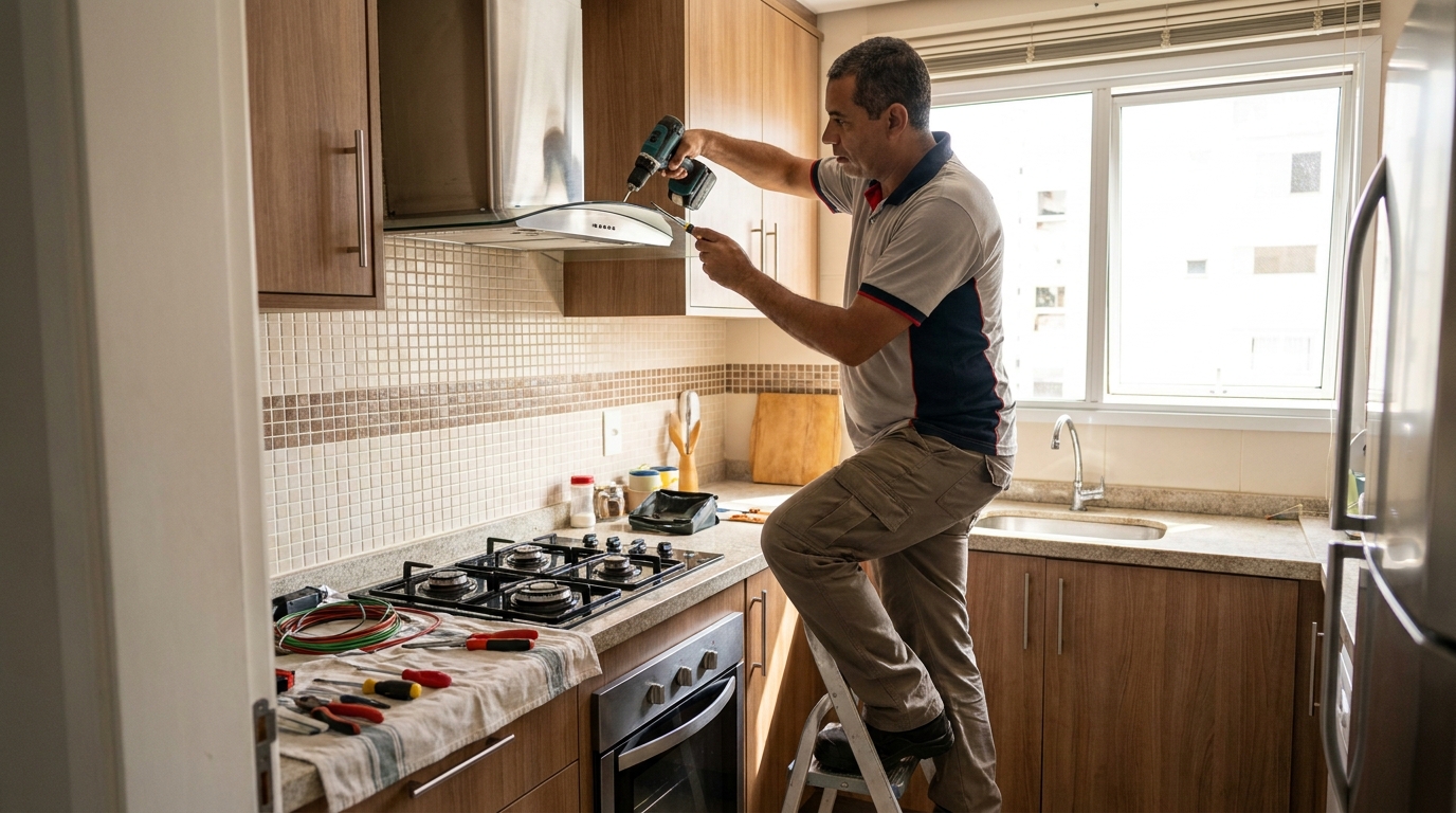 Instalação de Exaustor em Santa Maria‑RS