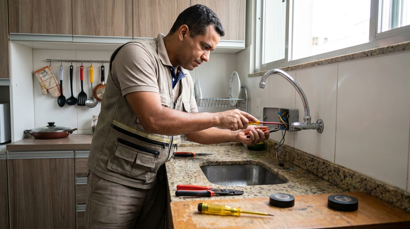 Instalação em Cozinha ou Área Gourmet em Santa Maria‑RS