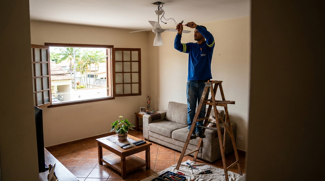 Reforço de Suporte no Teto em Santa Maria‑RS