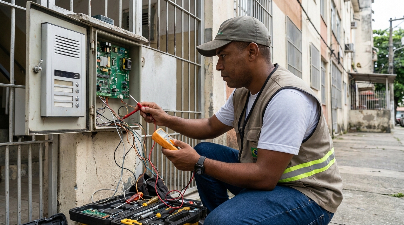 Reparo de Placa e Campainha em Santa Maria‑RS